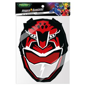 Set 6 Mascaras Power Rangers