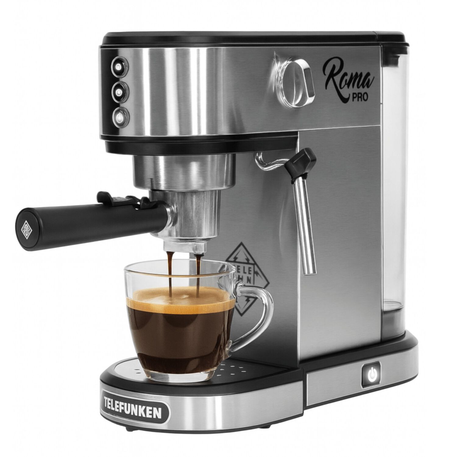 Cafetera Profesional Express Termo Quick Roma Pro 21 Bar 1lt image number 0.0