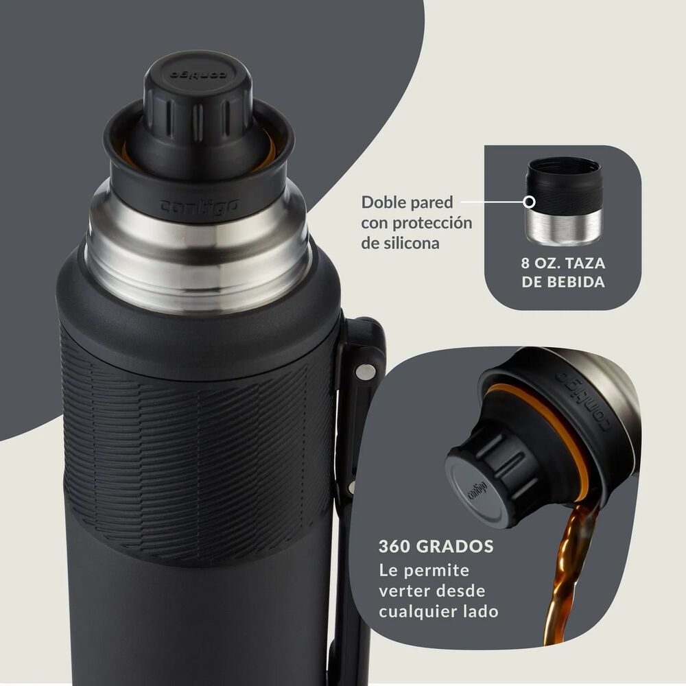 Termo Contigo Thermalock 35h Calor 60h Frio Gris image number 4.0