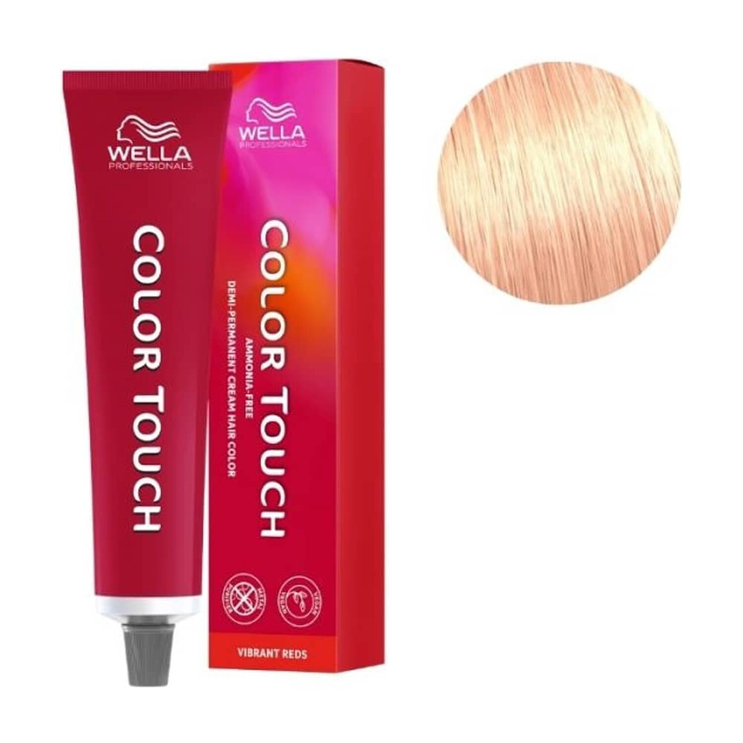 Tinte Para Cabello Wella Color Touch 10/34 Rubio Super Claro Dorado Cobrizo 60ml image number 0.0