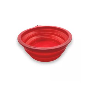 Plato Plegable De Comida Marshall Rojo Para Mascotas