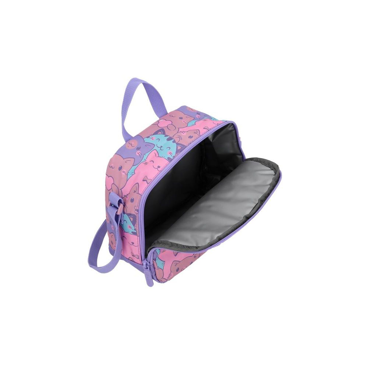 Minipack 6xt Mochila Ni&ntilde;a Xtrem Gatos Lila image number 4.0
