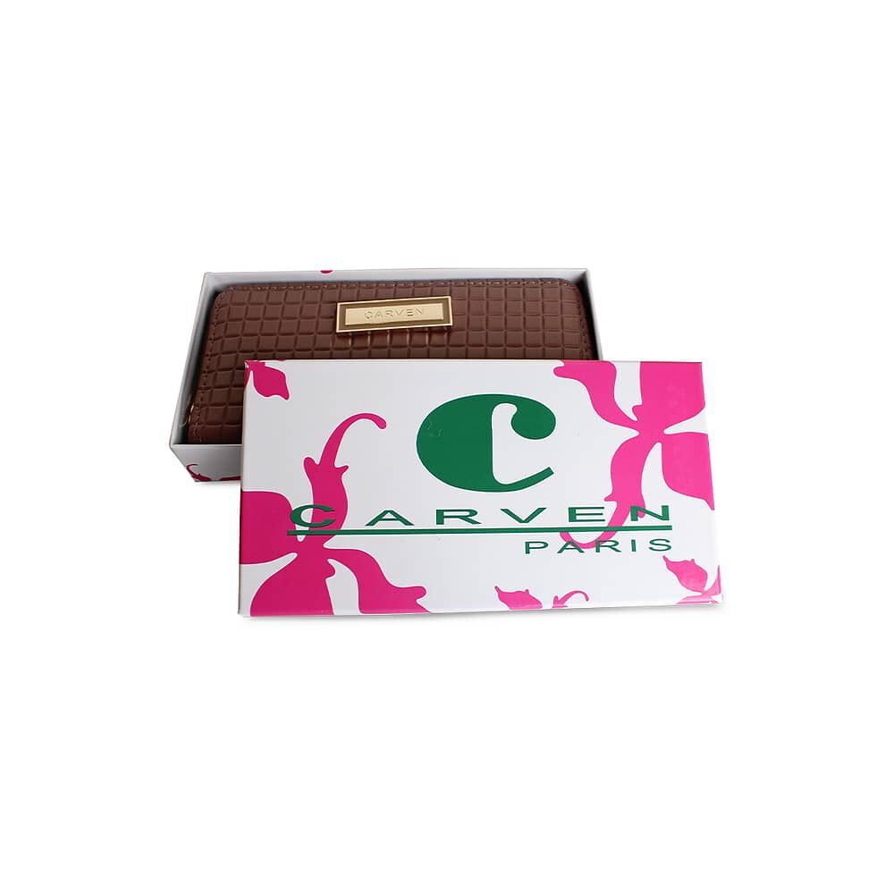 Billetera Mujer Nina Brown Carven Paris image number 4.0