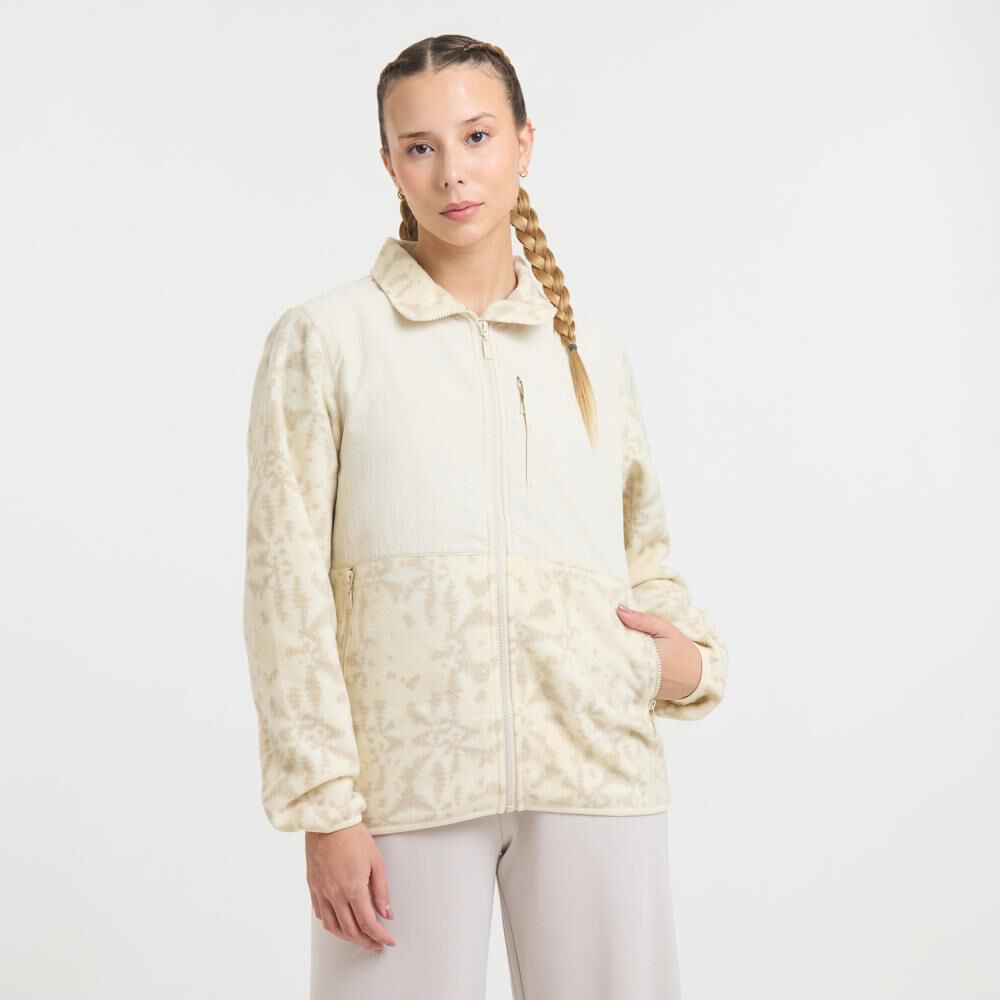 Polerón Deportivo Bloque Color Regular Cuello Alto Mujer Wetland image number 0.0