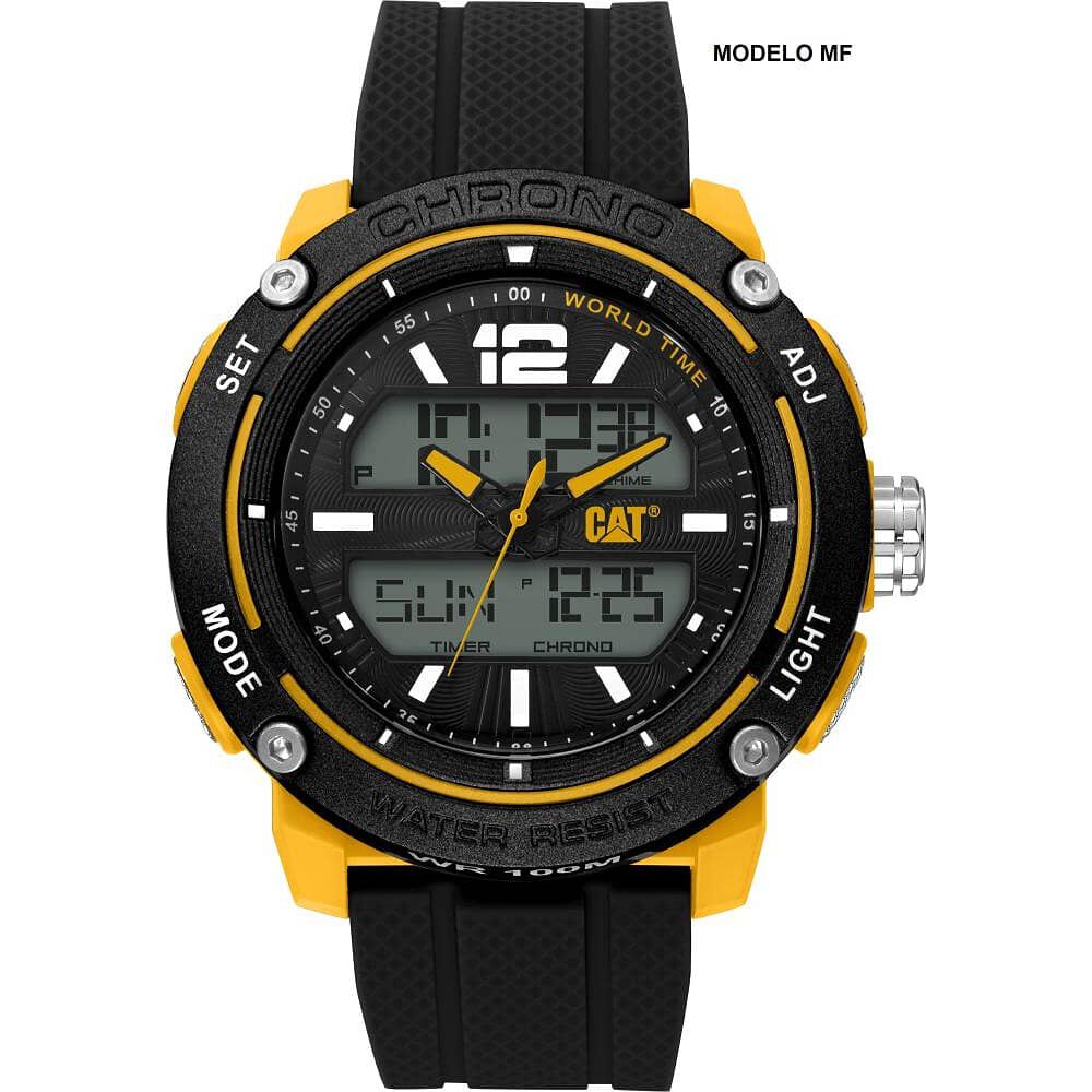 Correa Pulsera Cat Hombre Mf-21 Negro image number 2.0