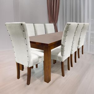 Juego De Comedor Living Factory Teka / 8 Sitiales