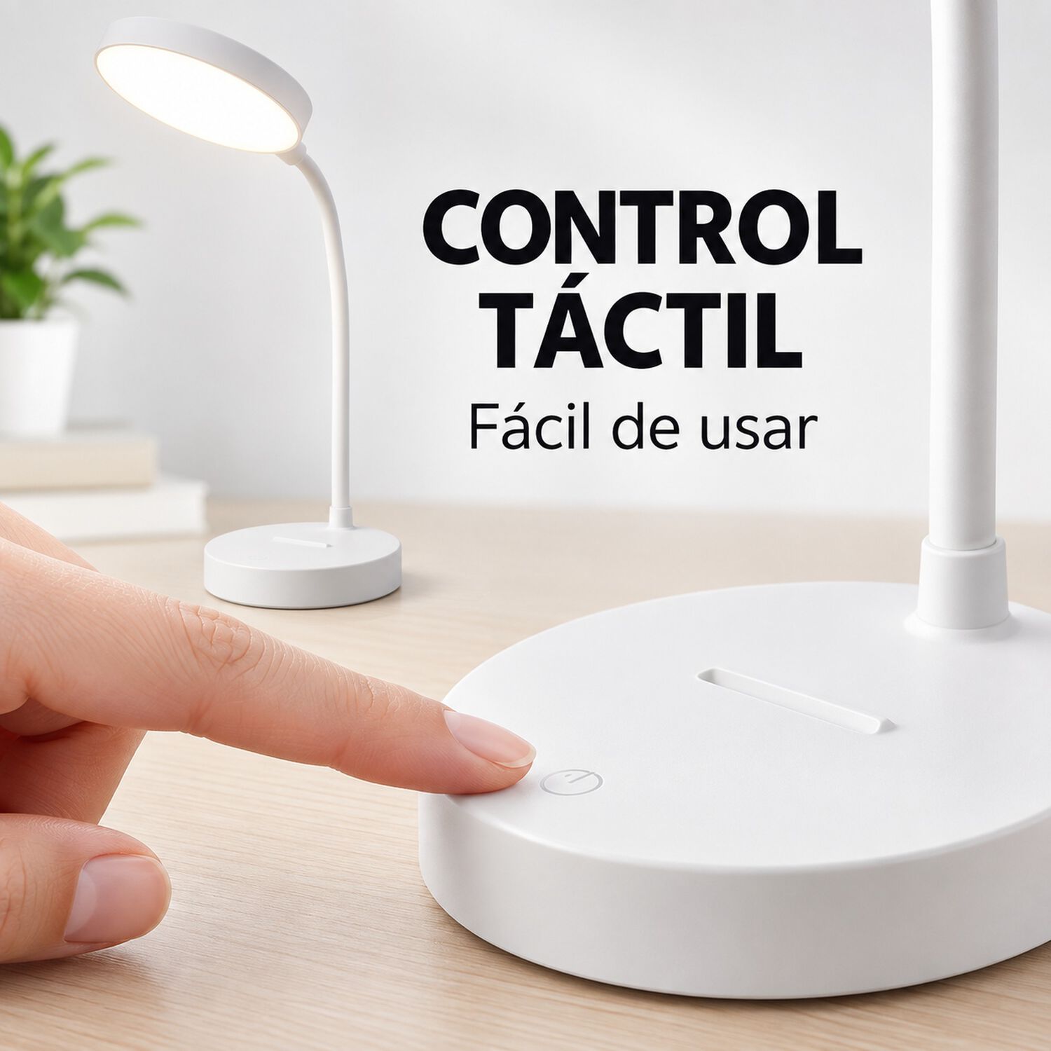 L&aacute;mpara De Mesa Led T&aacute;ctil Flexible Recargable Usb Estudio image number 4.0