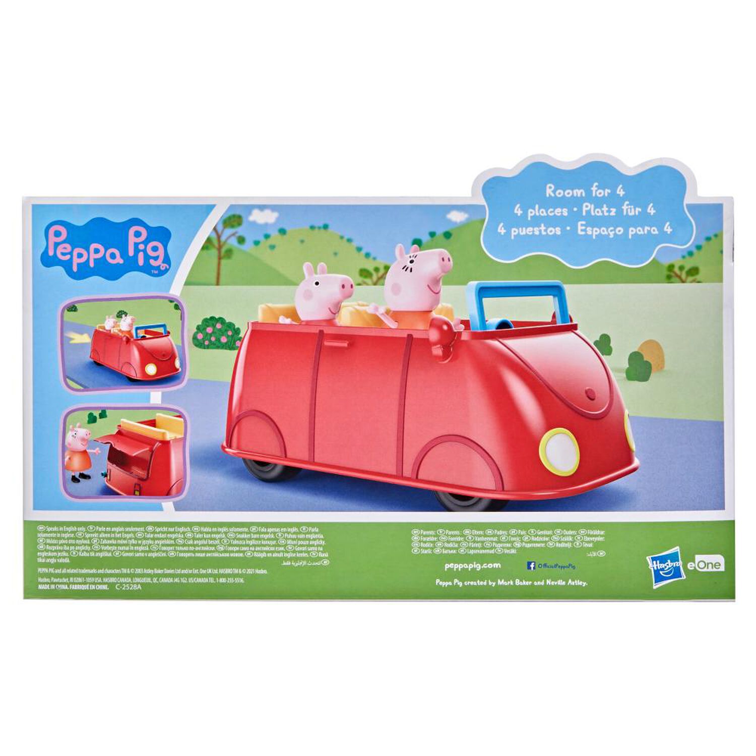 Figura De Acci&oacute;n Peppa Pig Auto Rojo Familiar image number 5.0