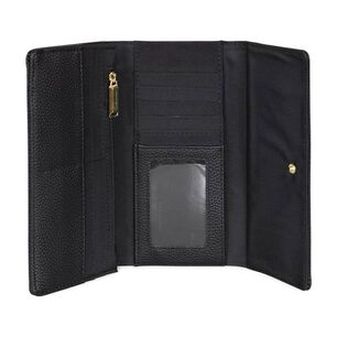 Billetera Mujer Fidelia Negra Kenneth Cole