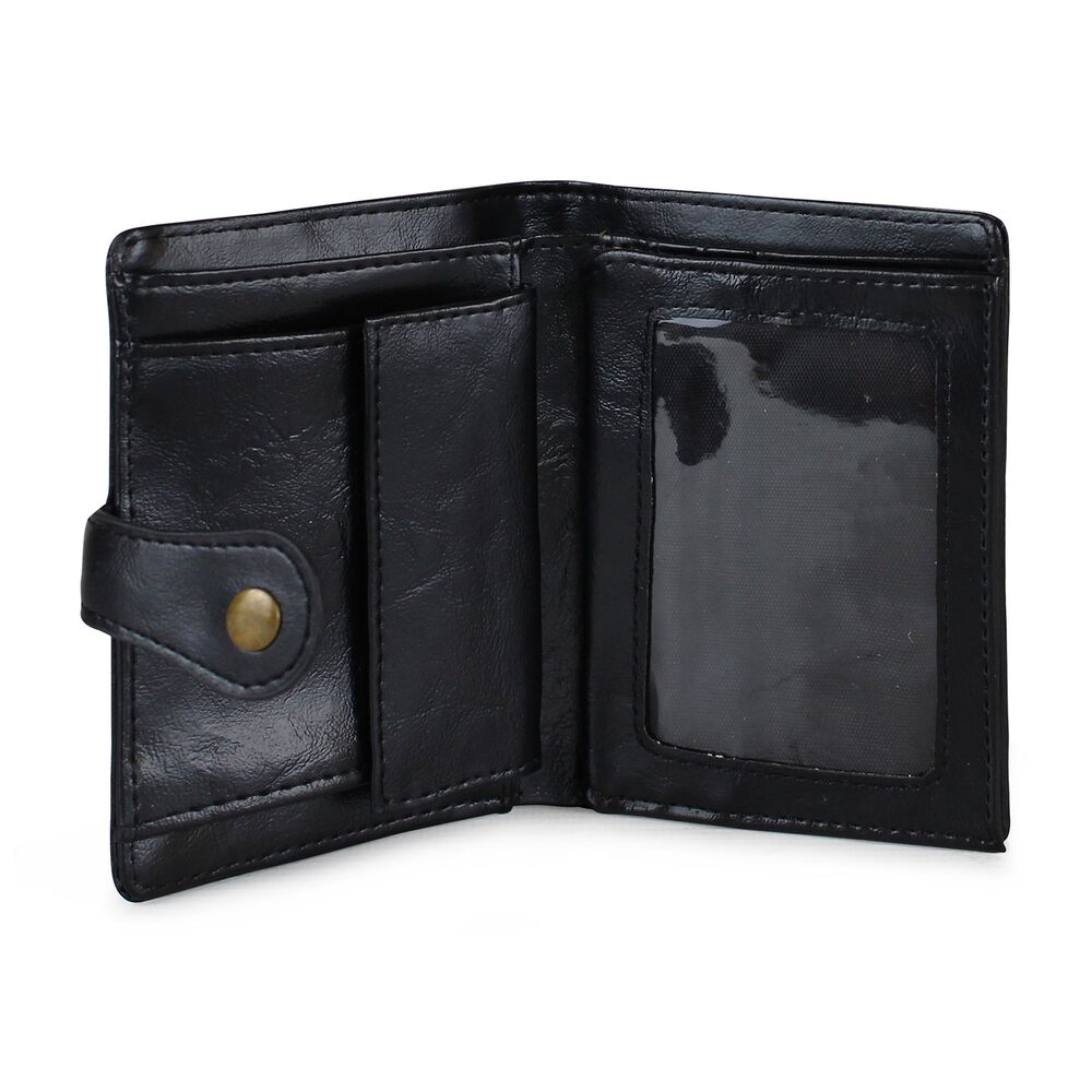 Billetera De Mujer Negra Con Tachas Kubayoff image number 2.0