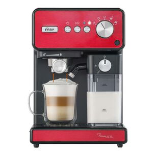 Cafetera De Espresso Oster Primalatte Roja / 2 Tazas