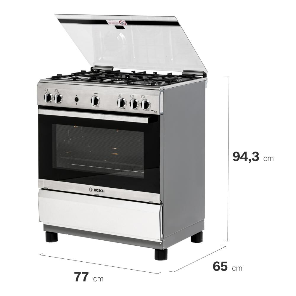 Cocina A Gas Bosch HSK14I24SE / 5 Quemadores image number 2.0