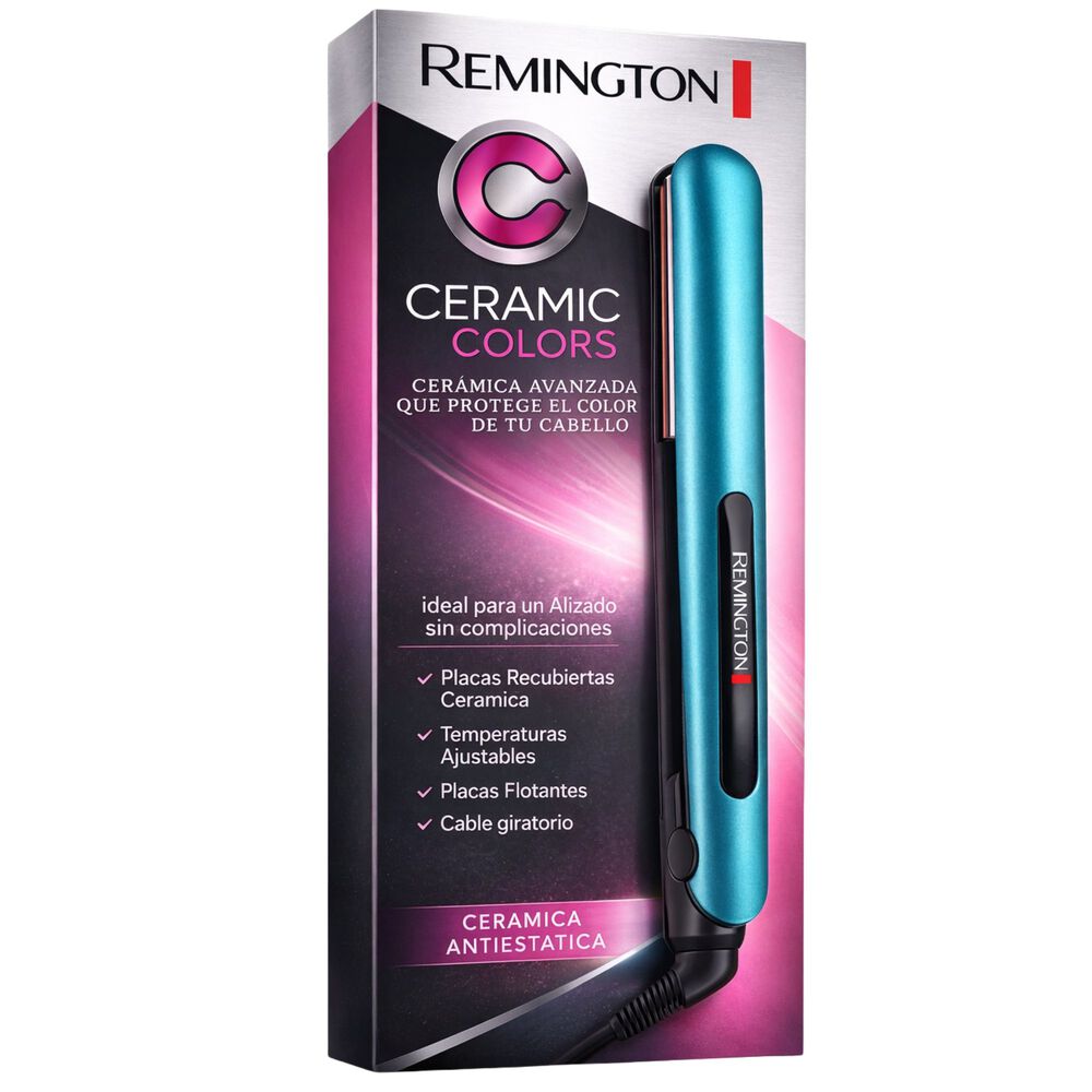 Alisador De Cabello Remington S1520 Ceramic Colors image number 7.0