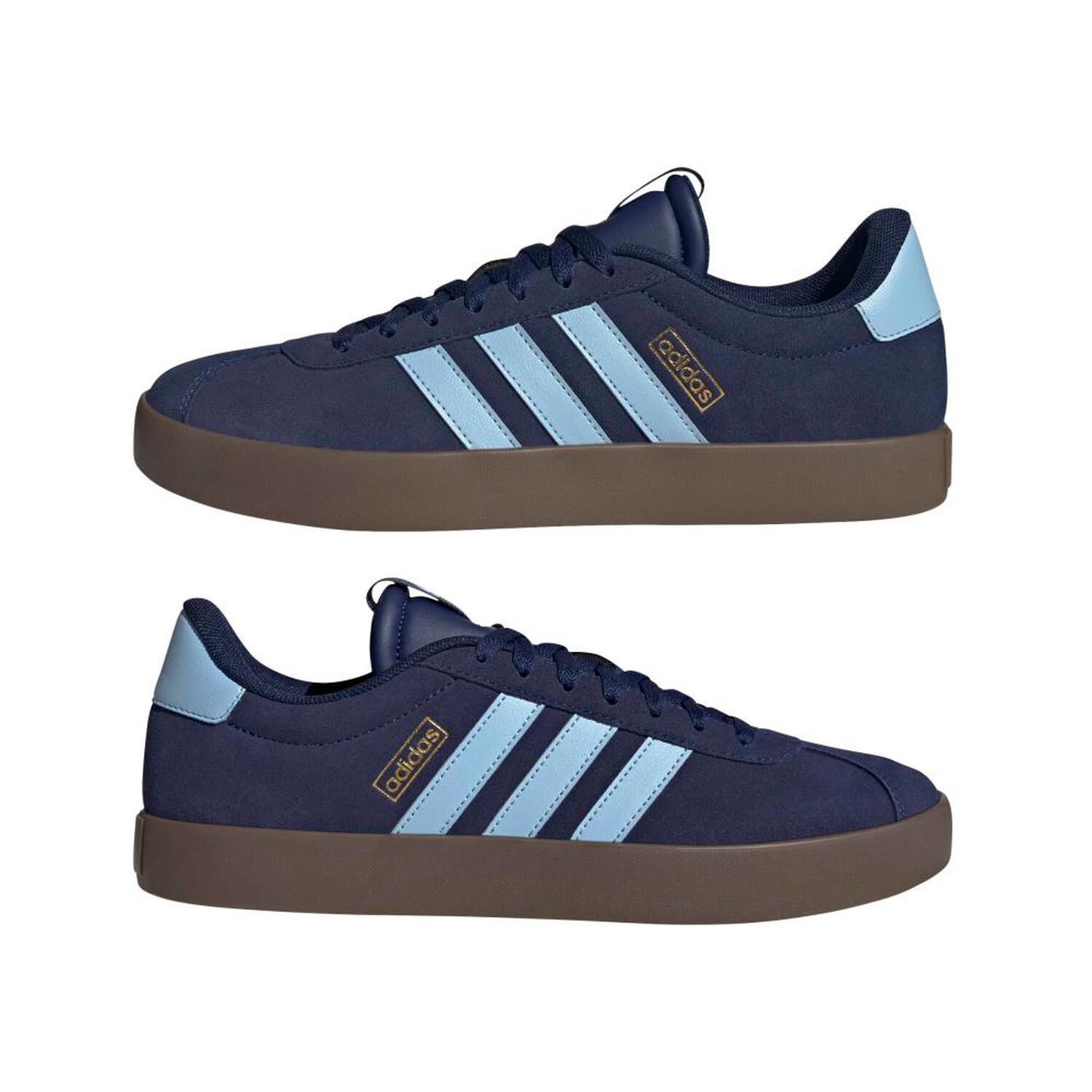 Zapatilla Adidas VL Court 3.0 Hombre Az&uacute;l image number 8.0