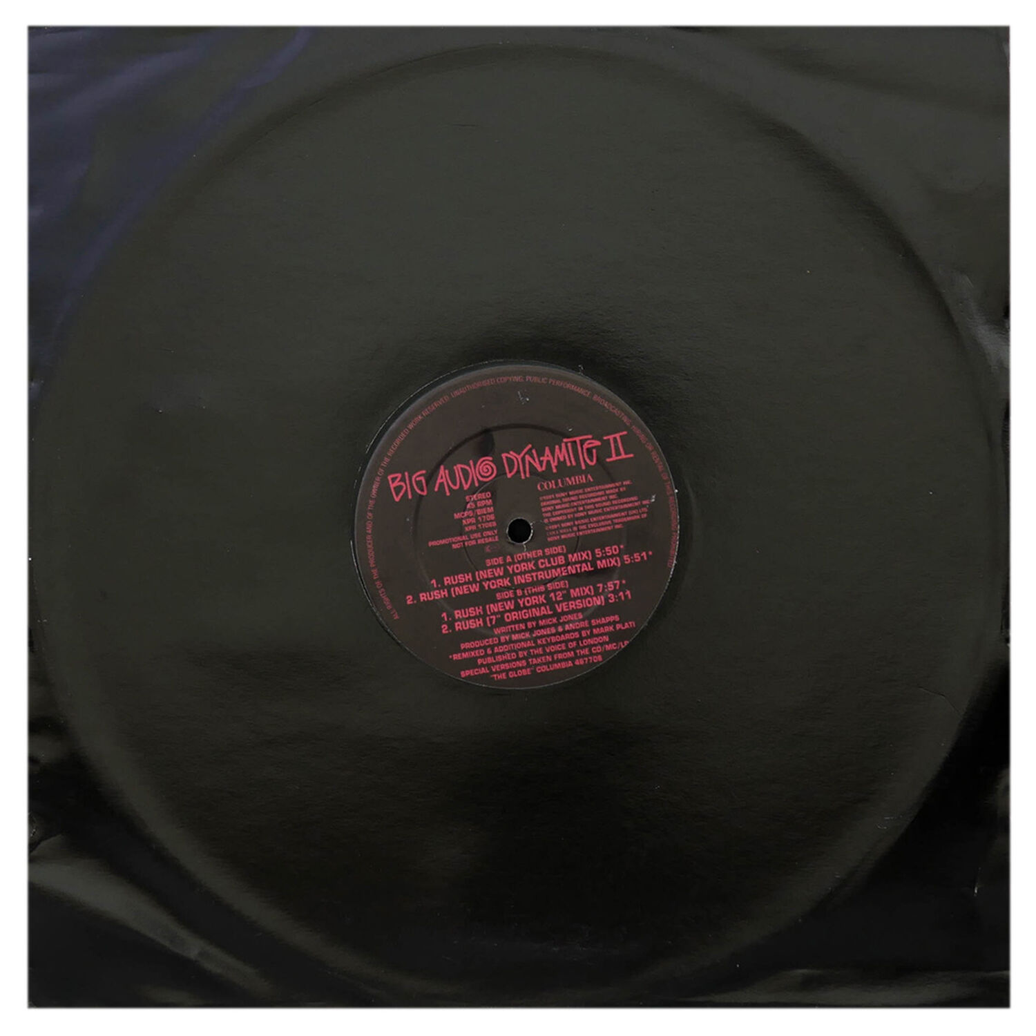 Big Audio Dynimite Ii - Rush | 12" Maxi Single Usado image number 1.0
