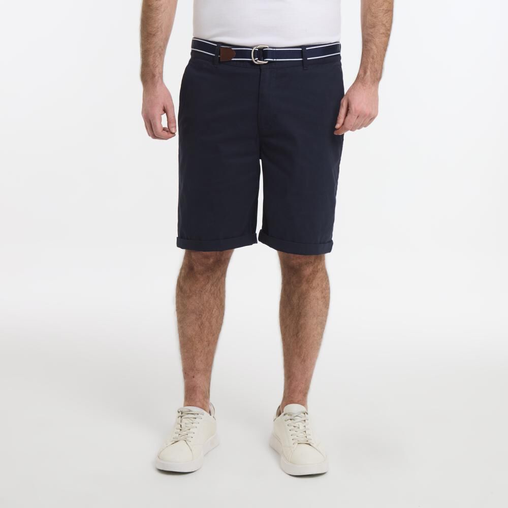 Bermuda Liso Tiro Medio Regular Hombre The King's Polo Club image number 0.0