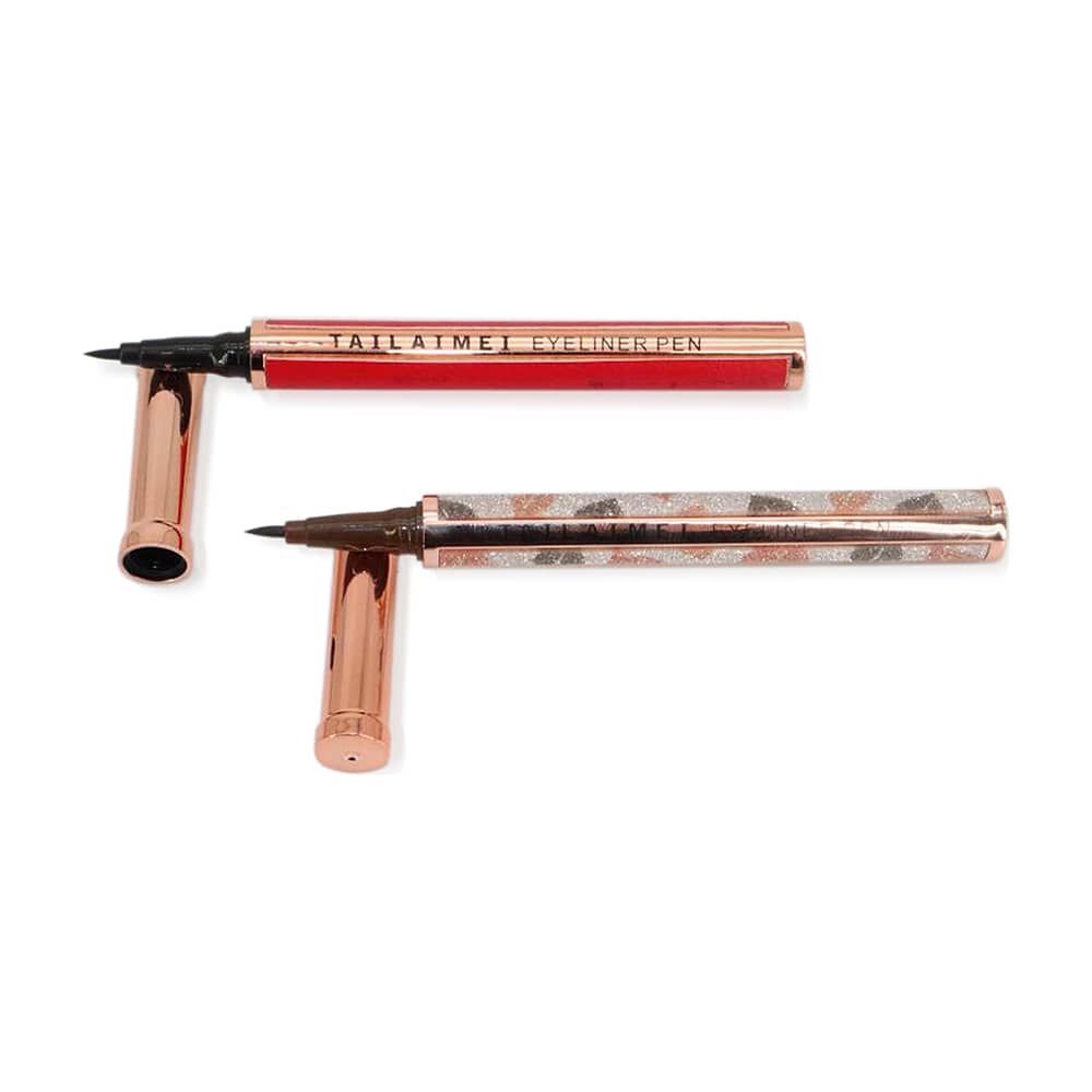 Delineador De Ojos A Prueba De Agua Negro Y Marron 2 En 1 image number 2.0