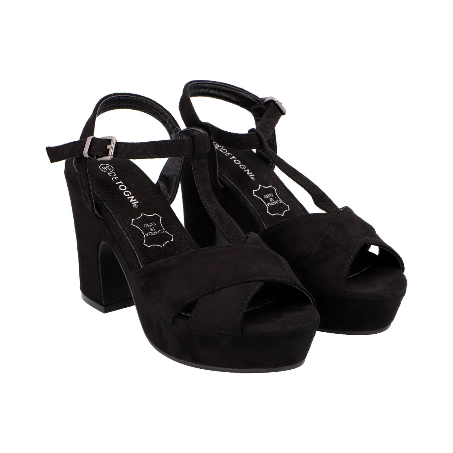 Zapato Mujer Negro Moon Detogni image number 1.0