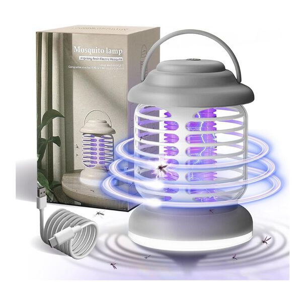 L&aacute;mpara Mata Mosquitos Recargable Usb Port&aacute;til