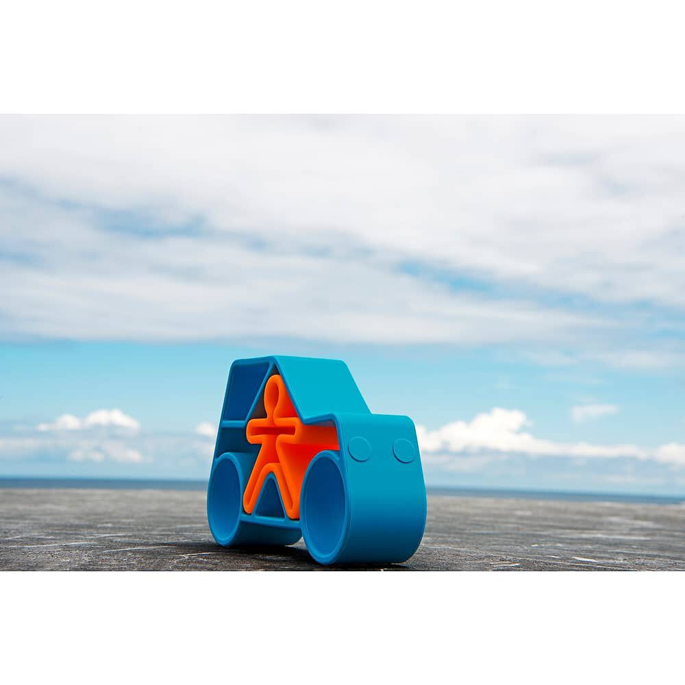 Set De Auto Y Persona Color Azul Dna image number 5.0