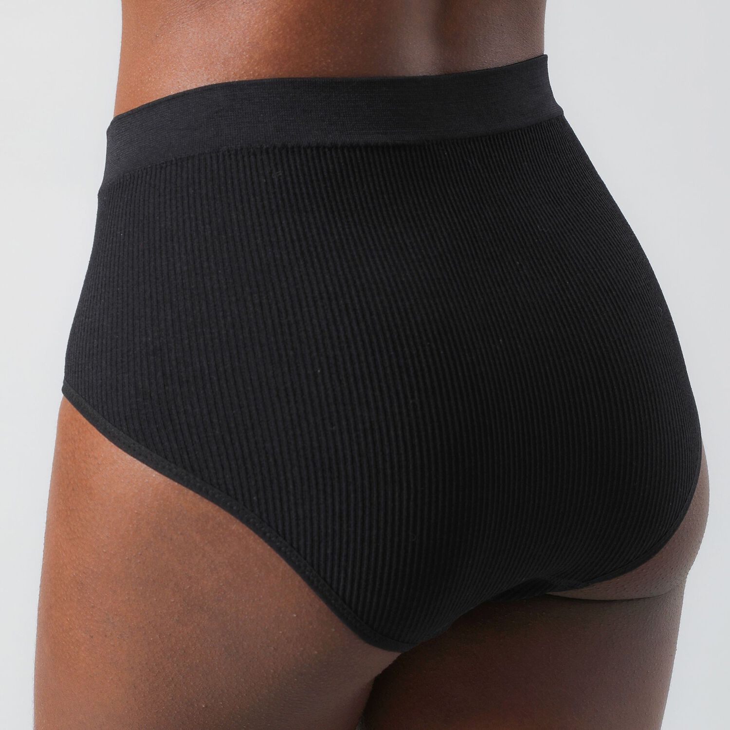 Pack 2x Calzon Alto Rib Sin Costuras Mujer Flores 25168-2 image number 4.0