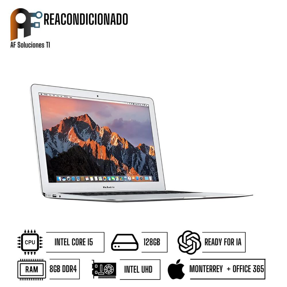 Macbook Air 2017 Essential Macos - Office365 Reacondicionado image number 2.0