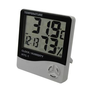 Term&oacute;metro Indoor Htc-1 10cm Medici&oacute;n Precisa Blanco