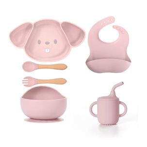 Set De Alimentación 6 Piezas Perrito Para Bebés