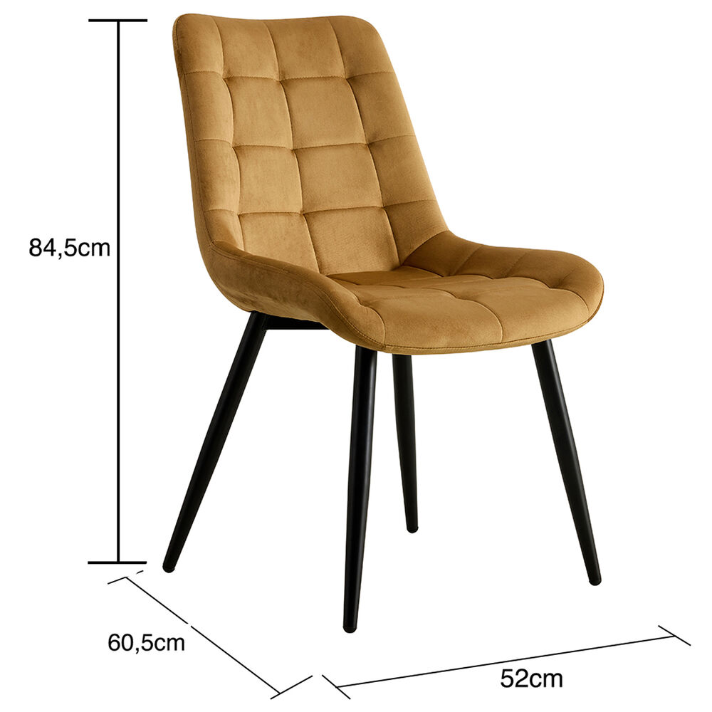 Pack 4 Sillas De Comedor Cucuta Caf&eacute; image number 2.0