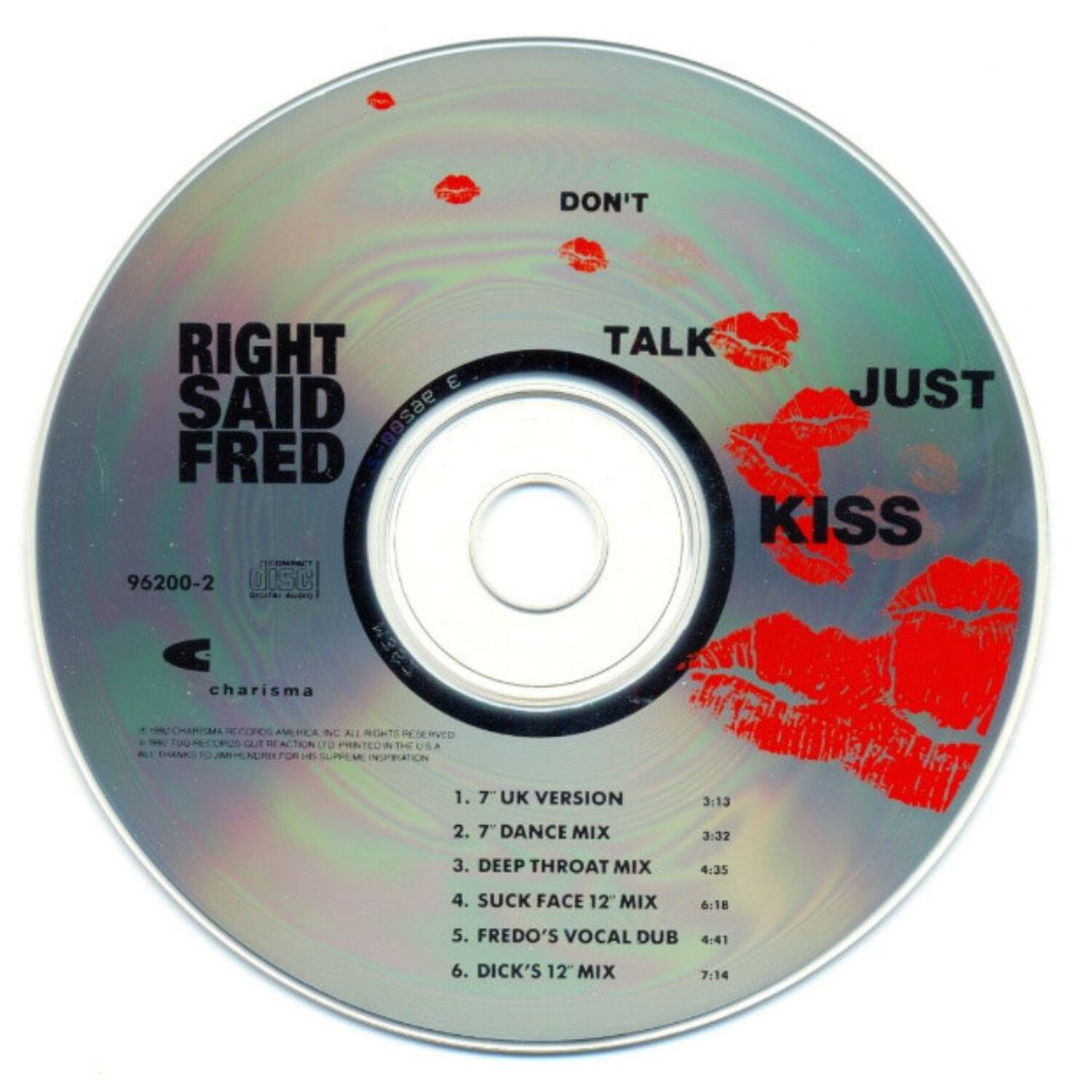 Right Said Fred - Don't Talk Just Kiss | Cd Single image number 2.0