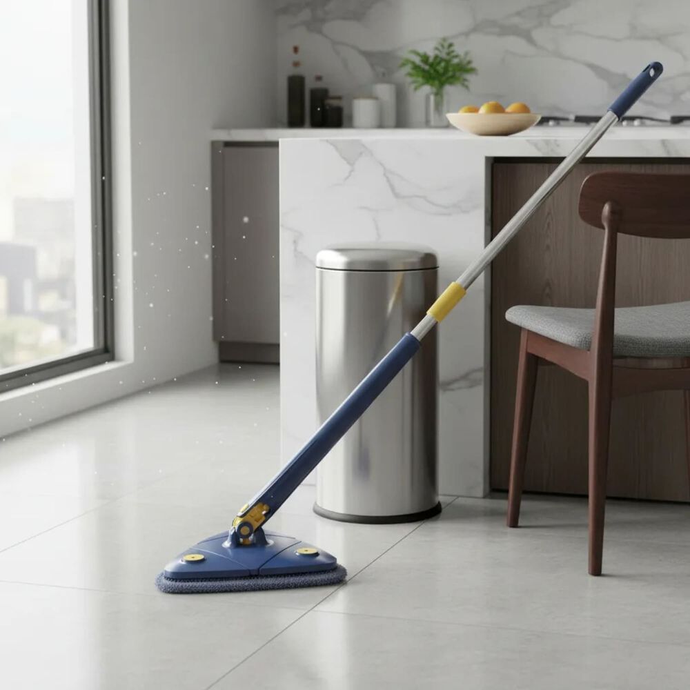 Pack X3 Mopa Trapeador Lampazo Triangular Ajustable Giratoria 360 Gris image number 3.0