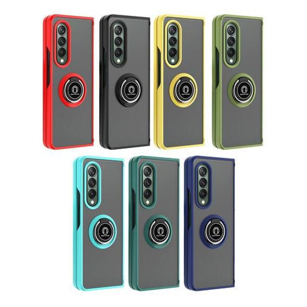 Carcasa Forro Samsung Galaxy Z Fold4 Con Aro E Iman Soporte image number 13.0