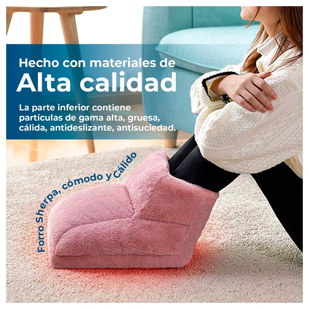 Calienta Pie Eléctrico Rosado image number 2.0