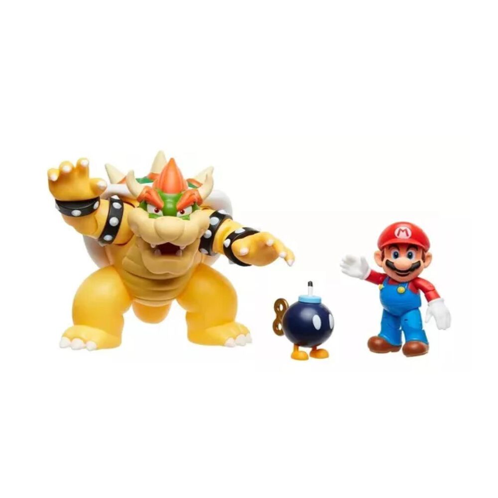 Juguete Figuras Set Batalla Lava Browser Mario Bros Infantil image number 0.0