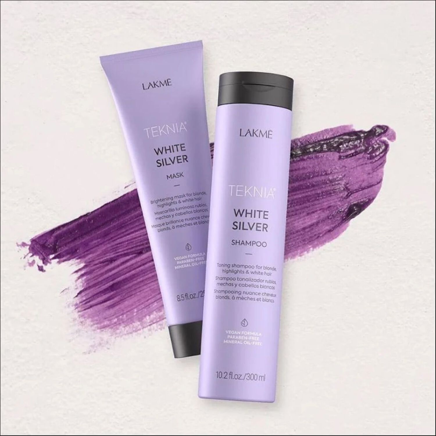 Mascarilla Matizado Cabello Lakme Teknia White Silver 250ml image number 4.0