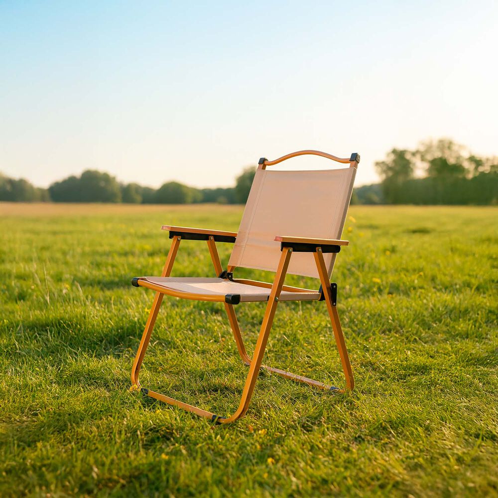 Silla Plegable Camping Reclinable Calafquén Beige image number 5.0