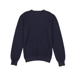 Sweater Liso Regular Manga Larga Cuello Redondo Hombre Az Black