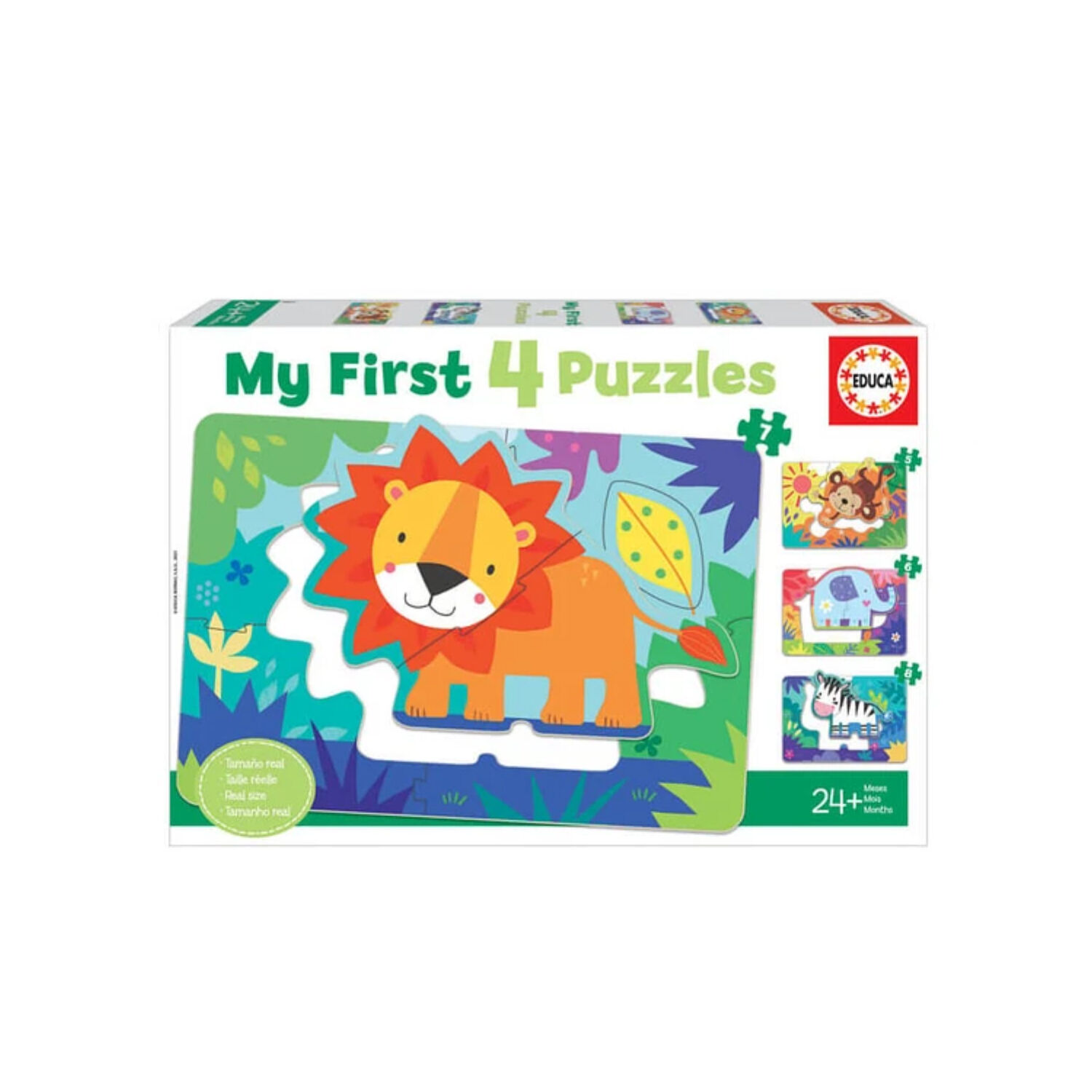 Puzzle Infantil Animales De La Selva (my First 4) - Ps image number 0.0