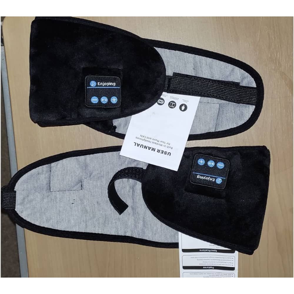 Aud&iacute;fonos Bluetooth Para Dormir Antifaz Mascarilla Diadema Sin Cables Suave Y C&oacute;modo image number 8.0