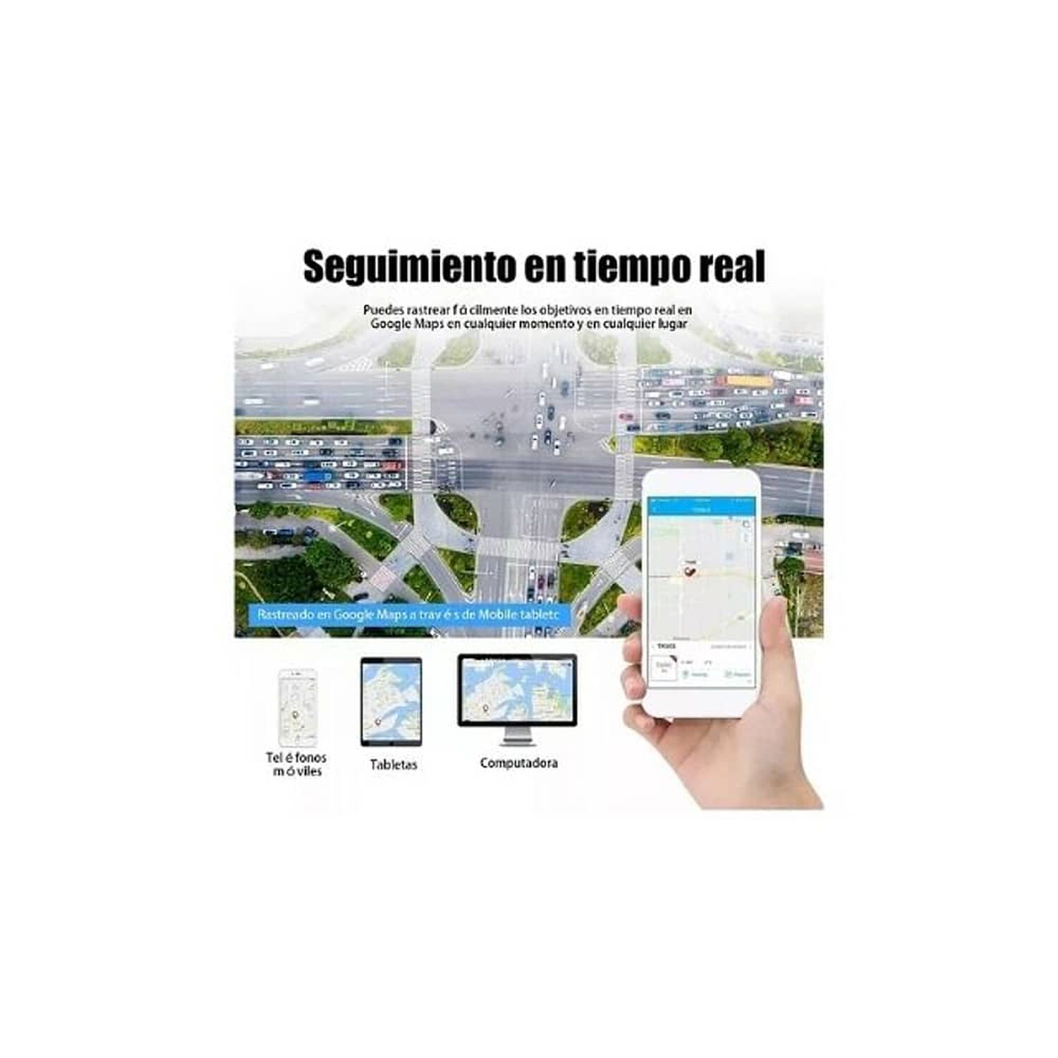 Gps Tk905 4g Tracker Impermeable 5000mah Con Im&aacute;n Para Coche Color Negro image number 5.0