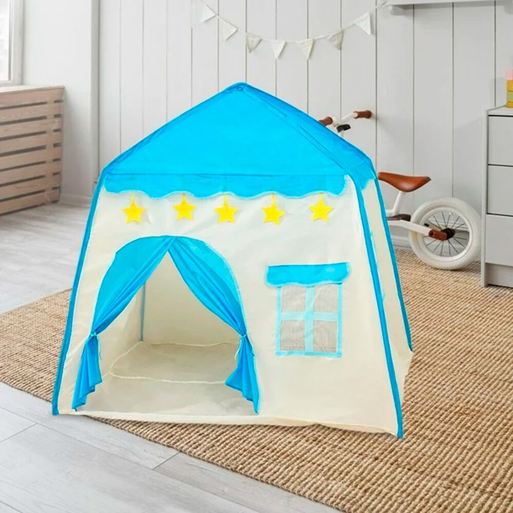 Tienda De Juegos Carpa Plegable Para Ni&ntilde;os Castillo Azul image number 4.0