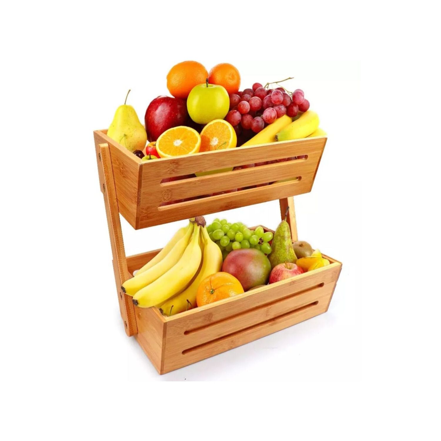 Frutero Verdulero Madera Organizador Rack Cocina image number 0.0