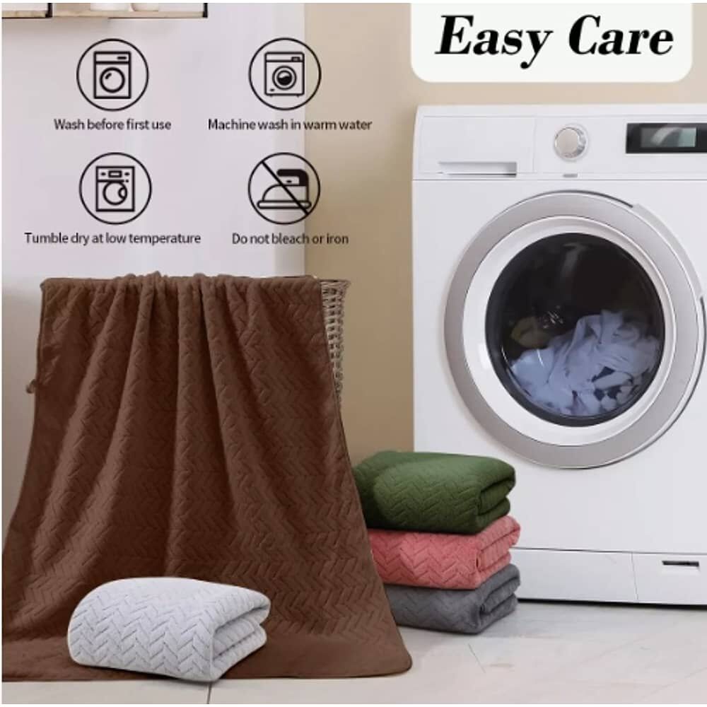 Juego De 2 Toallas De Ba&ntilde;o Altamente Absorbentes image number 4.0