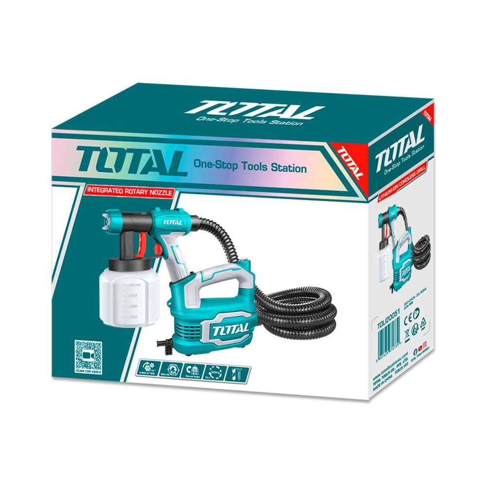 Pistola De Pintar Hvlp 550w 850 Ml Total image number 2.0