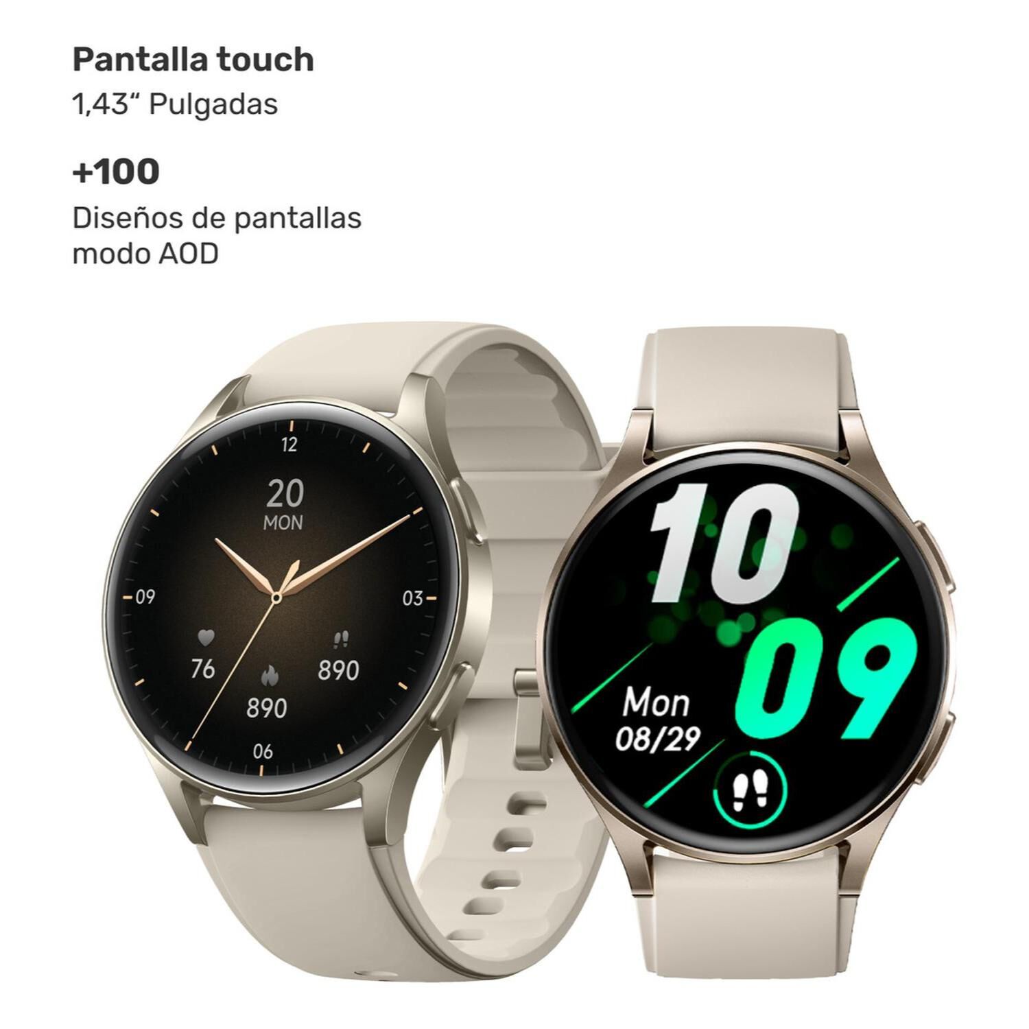 Reloj Smartwatch Lhotse Vibe 05 Gps Black 45mm image number 7.0