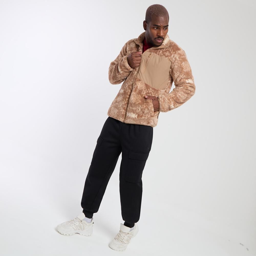 Polerón Deportivo Bloque Color Cuello Alto Hombre Wetland image number 1.0