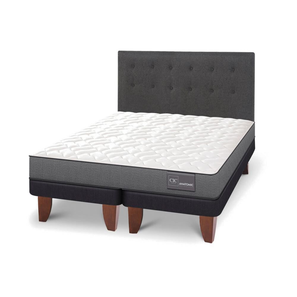 Cama Europea Cic Anatomic / King / Base Dividida + Respaldo image number 1.0