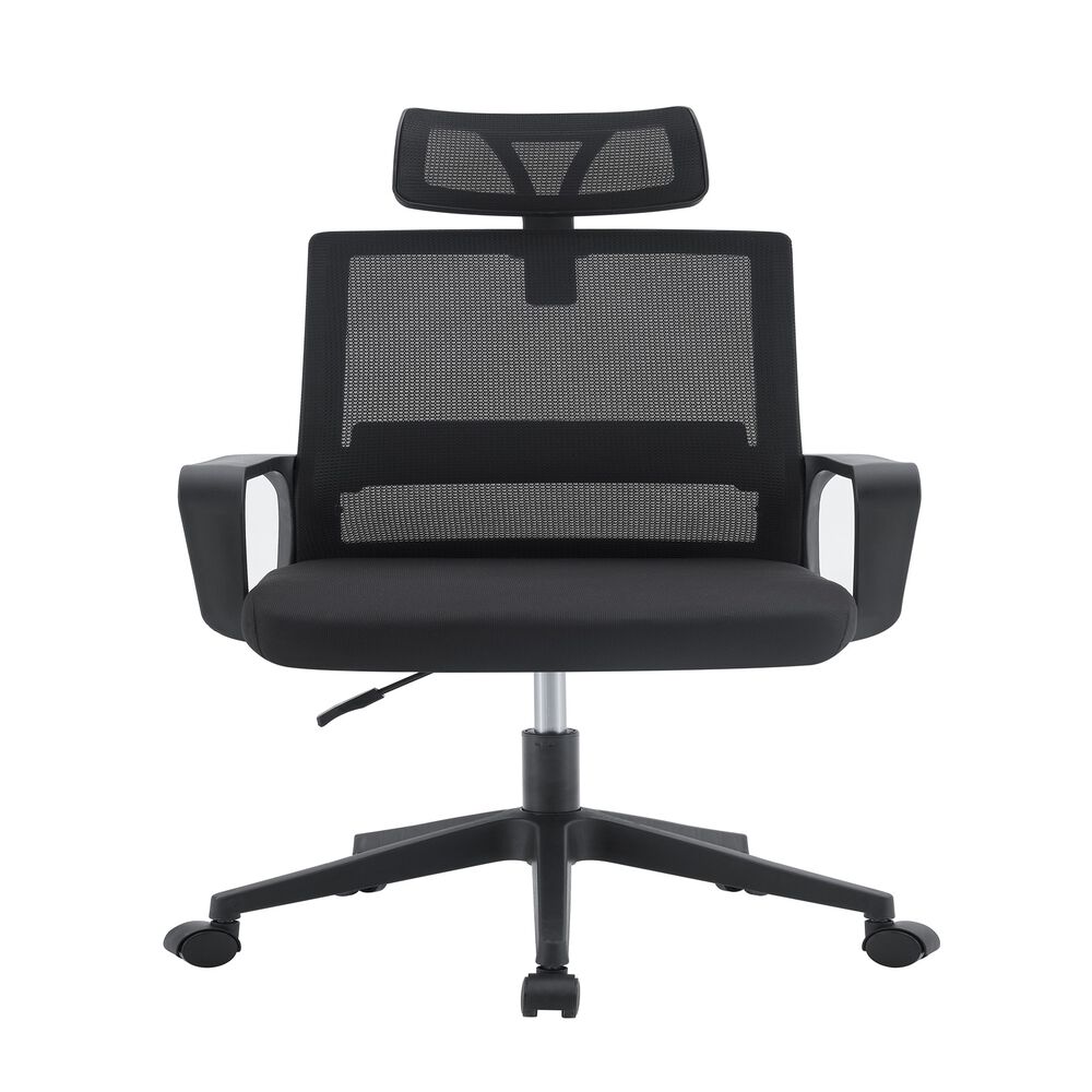 Silla De Oficina Ejecutiva Roma Ergonomica Color Negro Bm-695 Arthome image number 1.0