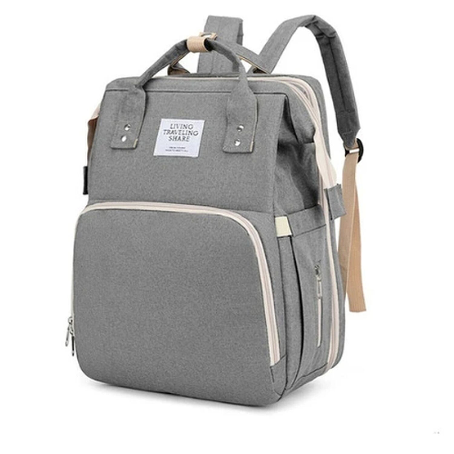 Bolso Mochila Cuna Plegable Impermeable Multifuncional image number 2.0