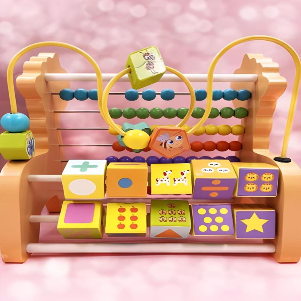 Juego Did&aacute;ctico De Jirafa Abaco Infantil 28n10 image number 2.0